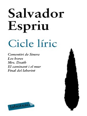 cover image of Cicle líric.